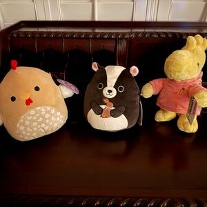 Limited Edition Squishmallows Rutie, Skyler, Woodstock NWT